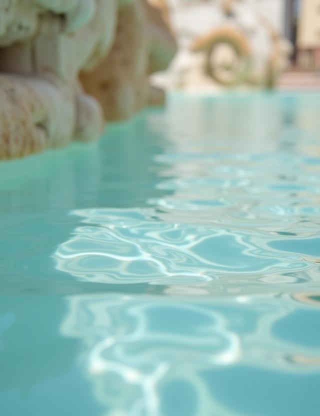 Dettaglio fontana di Trevi